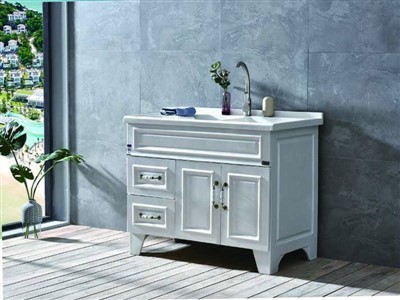 Ενσωματωμένο ντουλάπι πλυντηρίου συμπαγούς επιφάνειας